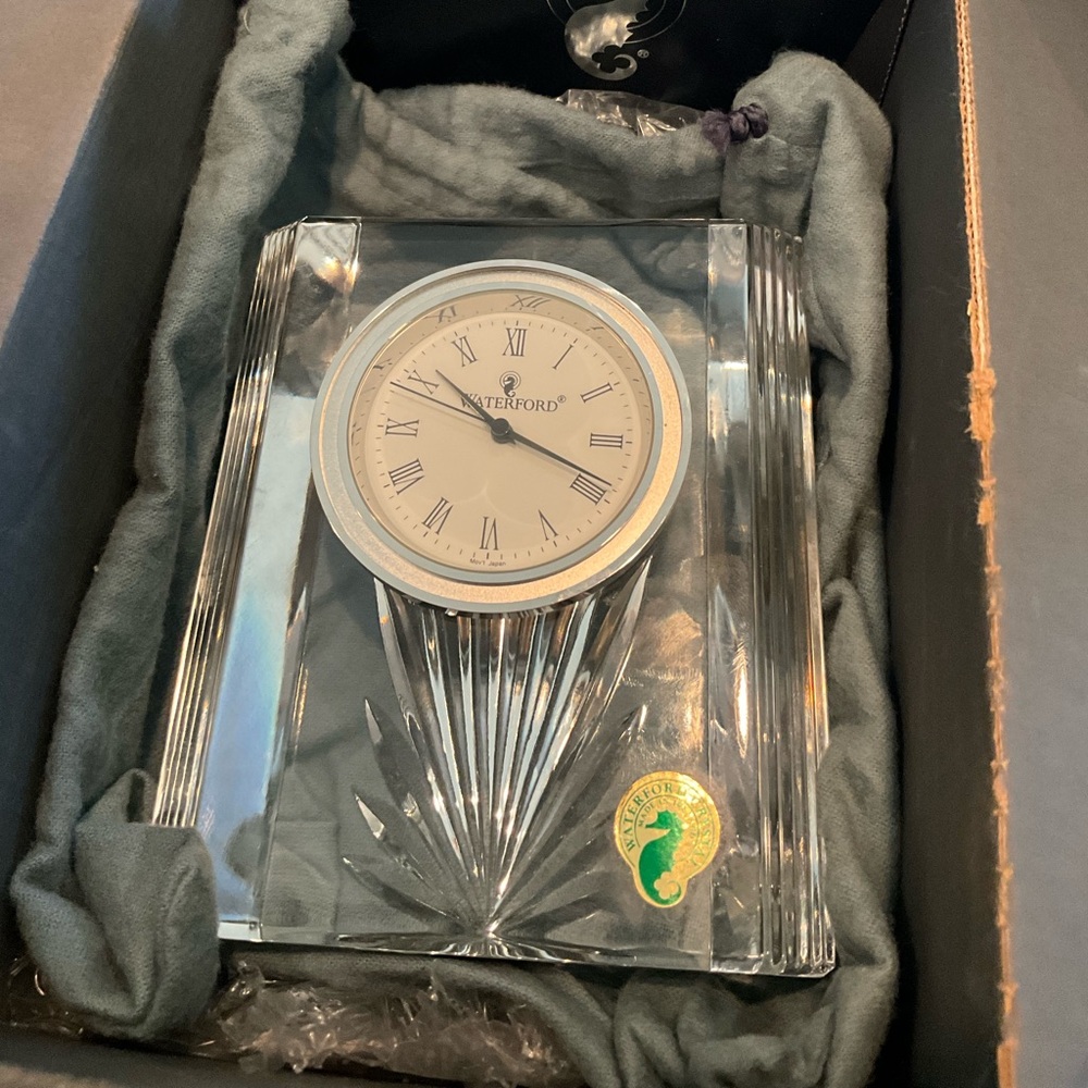 Waterford crystal colonnade clock